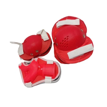 Комплект защитный детский Bambi MS 0032-2(Red) наколенники, налокотники, запястья