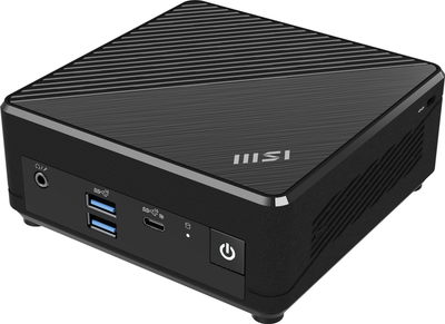 Мини ПК MSI Cubi N ADL-002BEU / Intel N100 / HDMI / 2 х LAN / Wi-Fi 5 / Bluetooth 5.0 / Black