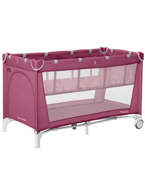 Манеж дитячий Carrello Piccolo+ CRL-11501/2 Orchid Purple бордовий