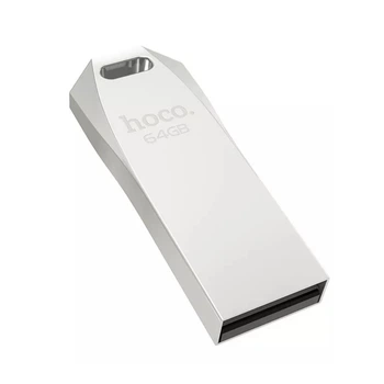 Флеш накопитель USB HOCO UD4 Intelligent High Speed Металл 64ГБ USB2.0 10-30Мб/c Silver