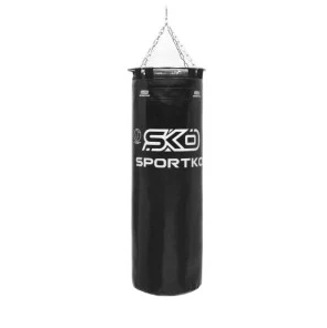 Мішок боксерський Sportko МП22 Еліт ПВХ h-110см ᴓ-35см вага 40кг з ланцюгами чорний