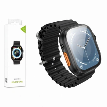Смарт-часы BOROFONE BD10 Ultra 2.01" TFT, Bluetooth 5.3, IP65, 270 мА·ч, спортивные режимы, черные