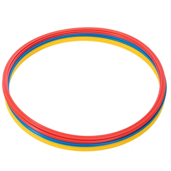 Кольца тренировочные для футбола Zelart 4602-70 12 колец диаметр 70см Multicolor