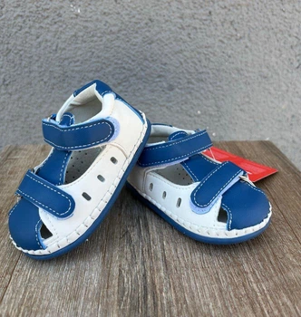 Пінетки-босоніжки для хлопчика Apawwa blue 18 р, синій