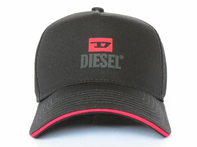Кепка Diesel размер 60 Черная с красным (4861)