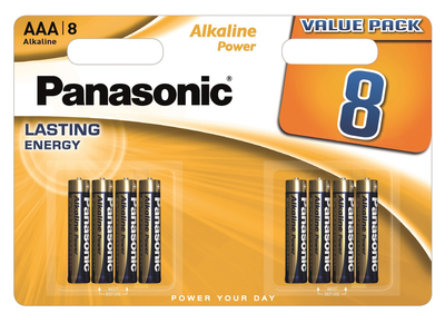 Батарейка PANASONIC ALKALINE POWER LASTING ENERGY AAA 8 шт.