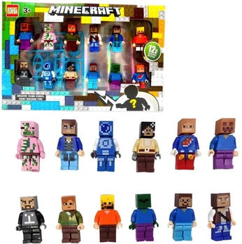 Игровые фигурки Minecraft 12 шт. в упаковке (BA0296E)