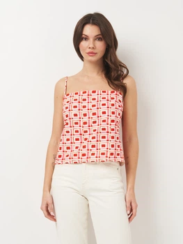 Футболка жіноча Zara 8342/611 XS Червона (08342006116012_beige)