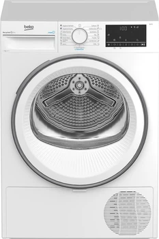 Сушильная машина Beko B3T67230 тепловой насос, 7кг, A++, 54.3см, дисплей, подсветка барабана, белый