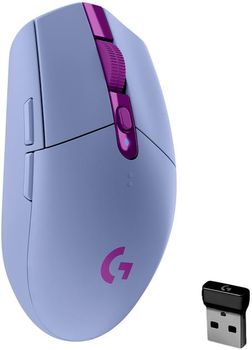 Игровая мышь Logitech G305, беспроводная, Lilac