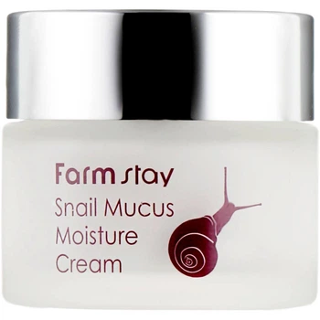 Увлажняющий крем для лица с муцином улитки Farmstay Snail Mucus Moisture Cream 50 г (8809426954537)