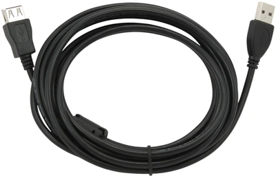 Кабель Cablexpert USB 2.0 AM - AF 3 м з феритовим фільтром (CCF-USB2-AMAF-10)