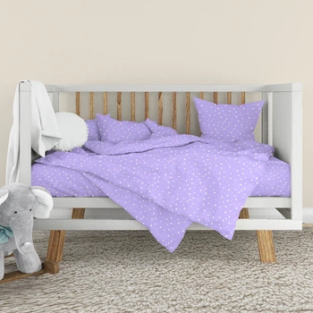 Комплект постельного белья в кроватку детский Home Line 147х112 см Зори Бязь (193596 HL)