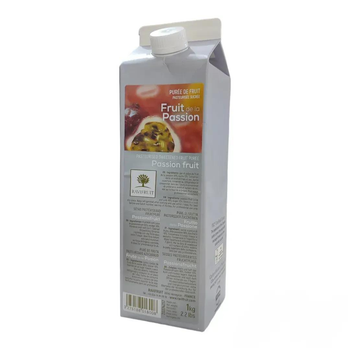 Пюре пастеризоване з маракуї RAVIFRUIT PASSION FRUIT в тетрапаку 1 кг