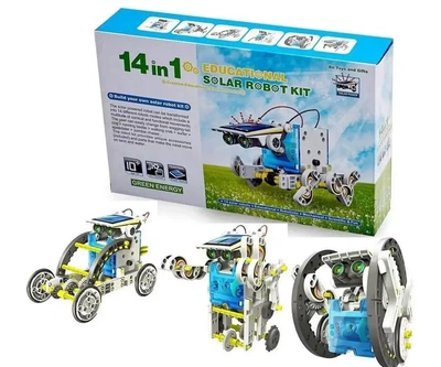 Конструктор робот на сонячних батареях Solar Robot 14 в 1