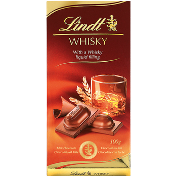 Шоколад Lindt Whisky c ликером виски 100 гр.