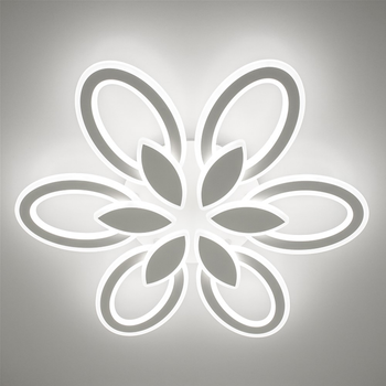 Люстра світлодіодна стельова LUMINARIA AURORA DOUBLE 120W 6F 620/80 WHITE 220V IP20 (6951427262899)