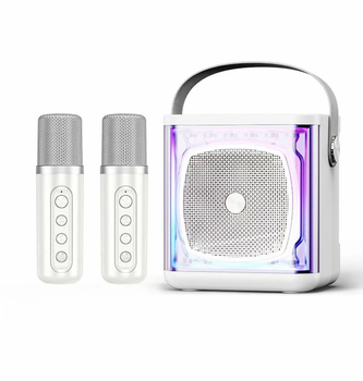 Портативна караоке-система Inspire YS-308 з 2 мікрофонами White