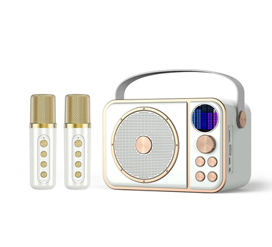 Портативна караоке-система Inspire YS-302 з 2 мікрофонами White
