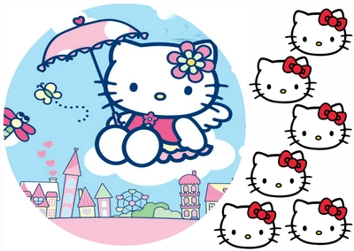 Вафельна картинка Hello Kitty / Хелло Кітті 2