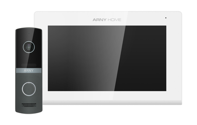 Комплект ARNY AVD-7421А (AVP-742А 7'' Wi-Fi + AVP-NG230 1Мп 120°), White + Gray