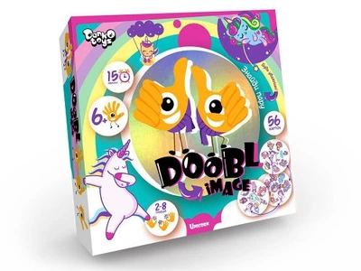 Настільна гра Doobl image Єдиноріг карткова гра для дітей від 6 років розважальна гра для компанії