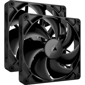 Кулер для ПК Corsair iCUE Link RX140 PWM Dual Pack with Hub 140x140x25mm 1700RPM Black (CO-9051012-WW)