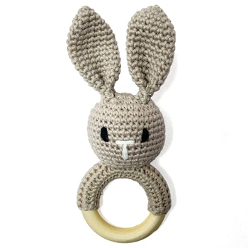 Игрушка-погремушка Rabbit Gray