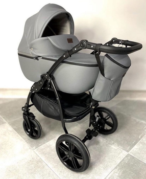 Дитяча коляска коляска 2в1 Viktoria Gold Classic Eco (графіт)