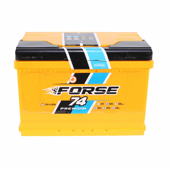 Автомобільний акумулятор FORSE Premium (-/+) 12V 74Ah (720A) Euro (AKBLU1045)