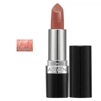 Зволожувальна кремова губна помада «Ультра» Avon, 3.6 г Капучіно / Cappuccino (43)