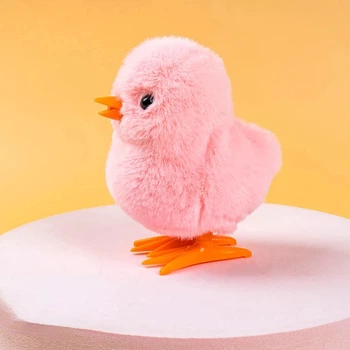 Дитяча м'яка іграшка Заводне курча Macroupta Pink