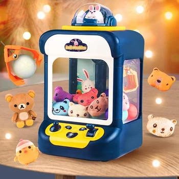 Детский игровой автомат с краном и игрушками Rabbit Голубой
