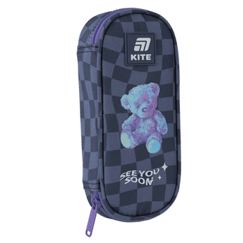 Пенал Kite K25-599-14 22х8,5х4,5 серый