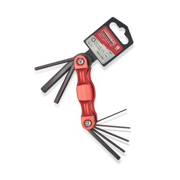 Набір розкладних Г-подібних ключів Haisser HEX, 8шт. (48118