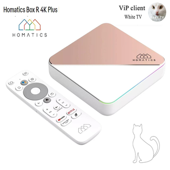 Медіаплеєр Homatics Box R 4K Plus + ViP client | з налаштованими сервісами, підпискою та підтримкою контенту 