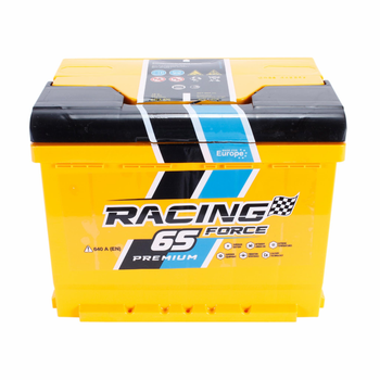Автомобільний акумулятор RACING FORSE Premium (+/-) 12V 65Ah (640A) Euro (AKBLU11641)