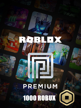 Карта поповнення Roblox Gift Card 1000 ROBUX та підписка Roblox PREMIUM на 1 місяць