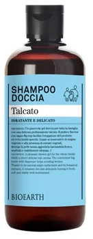 Шампунь-гель увлажняющий Bioearth Family Shampoo Shower gel Talcum для волос и душа 500 мл (8029182006886)
