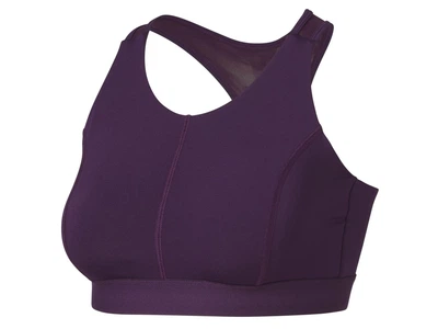 Спортивный топ борцовка со съемными вкладышами для женщины Crivit LYCRA® 457544 XL Фиолетовый