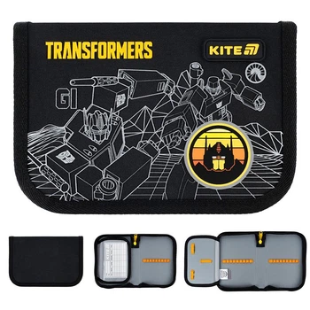 Пенал без наповнення Kite Transformers Generations TF25-621, 1 відділення, 1 відворот