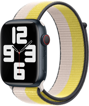 Pasek Apple Sport Loop do Apple Watch 45mm Oat Milk/Lemon Zest (MN5T3)