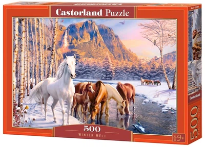 Пазл Зима отступает 500 деталей Castorland