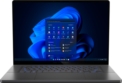 Ноутбук ASUS ROG Zephyrus G16 (2025) GU605CW-QR148X (90NR0LX5-M00890) Eclipse Gray + фирменный чехол и мышка / 16" OLED WQXGA 240 Гц / Intel Core Ultra 9 285H / RAM 32 ГБ / SSD 1 ТБ / nVidia GeForce RTX 5080, 16 ГБ