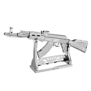 Металлический 3D-пазл Piececu Автомат АК-47