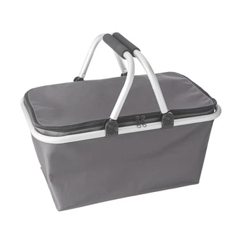Складна термосумка A-PLUS 48 х 28 x 23 см 372 FB Сірий