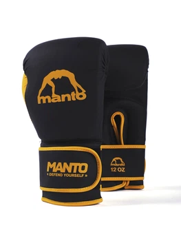 Рукавички MANTO Boxing Gloves ESSENTIAL black-orange 14 0Z