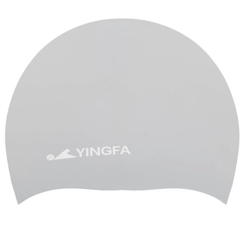 Шапочка для плавания силиконовая для взрослых Yingfa Classic 0081-1 Grey