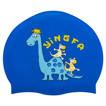 Шапочка для плавания детская силиконовая Yingfa Junior 0012-1 Blue-Yellow