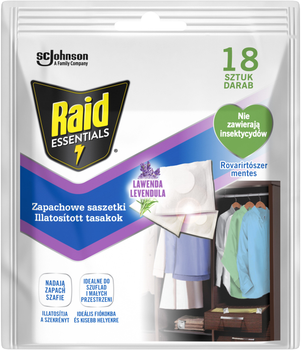 Подушечки від молі Raid Лаванда (5000204090048)